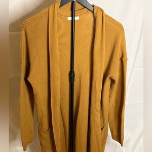 BP Mustard Women's Cardigan Sweater